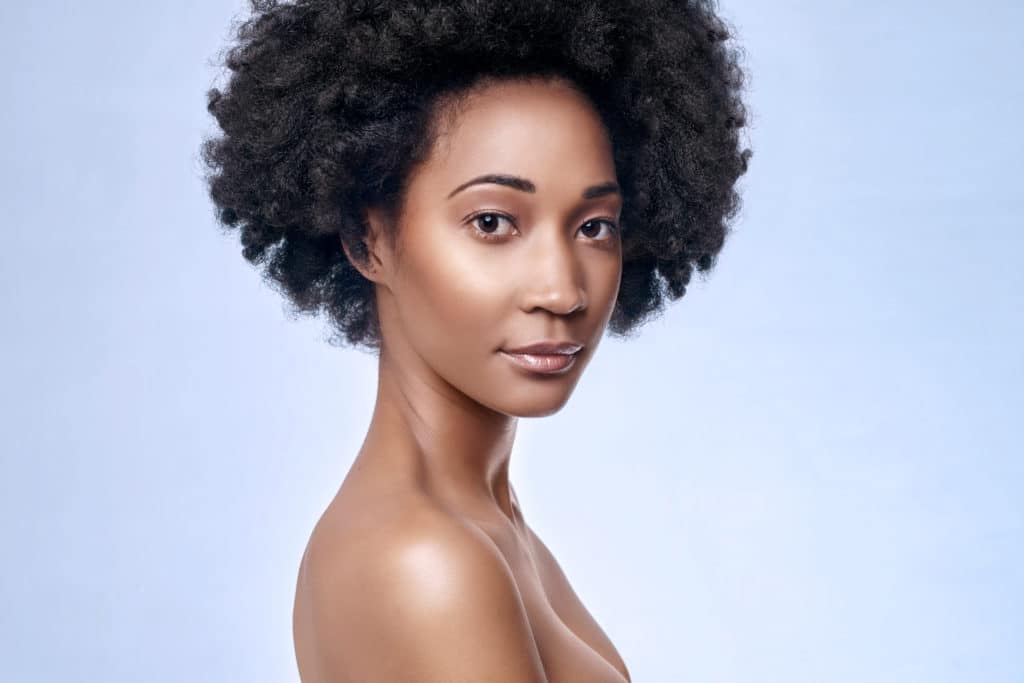 Example of a model headshot